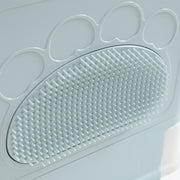 PaWz Foldable Cat Litter Box Tray Enclosed Blue-1954802552847601668
