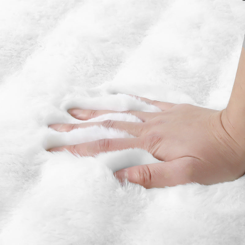 Marlow Floor Rug Carpet Fluffy Faux Rabbit Fur 80x120CM-1954802472350519300
