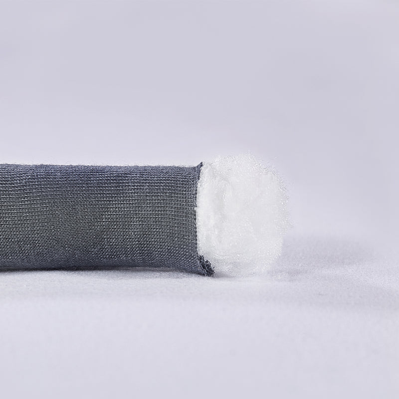 Dreamz Knitted Weighted Blanket Chunky Grey Kids-1954802943781900292