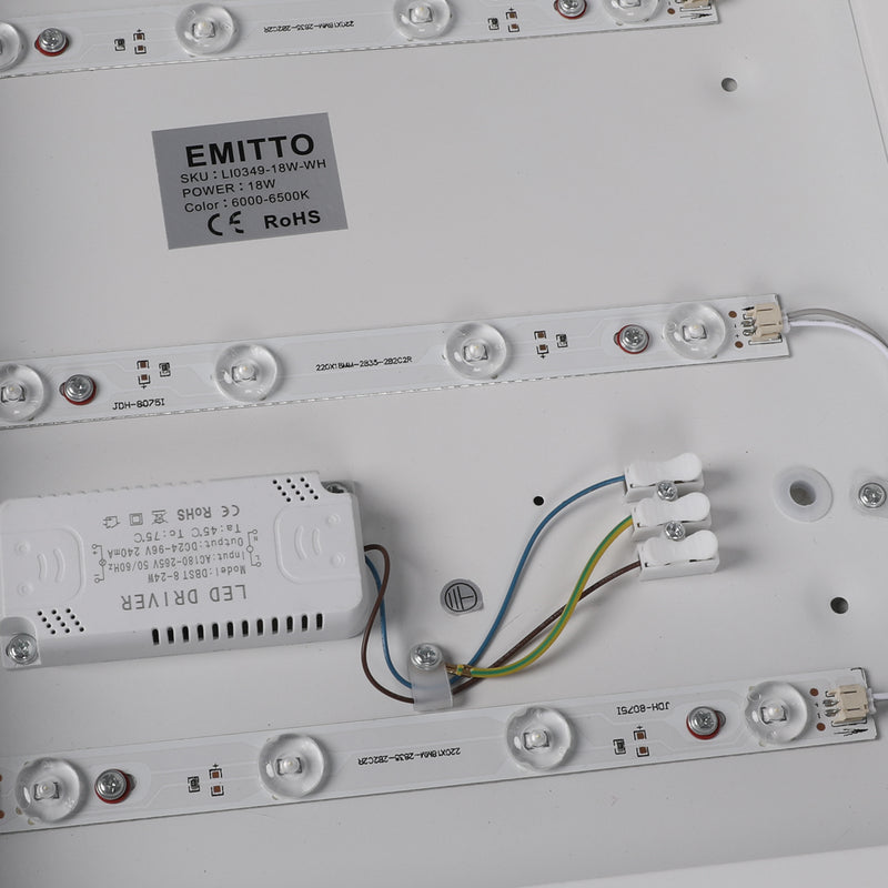 EMITTO Ultra-Thin 5CM LED Ceiling Down 18W White-1954802823040471044