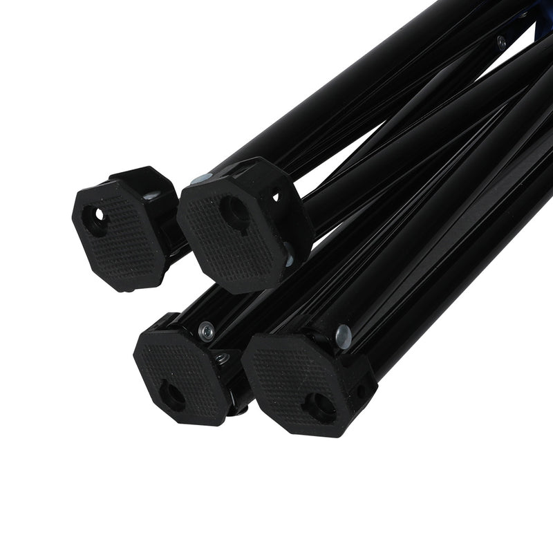 Levede 2Pcs Camping Chairs Folding Arm Black-1954802874940788740