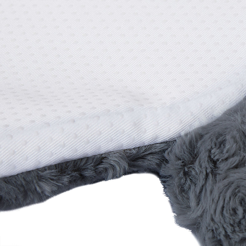 PaWz Pet Bed Cat Calming Bed Dog Squeaky M Charcoal Medium-1954802525270052868