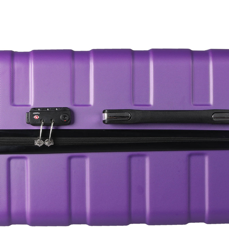 Slimbridge 24" Luggage Case Suitcase Purple 24 inch-1954802814333095941