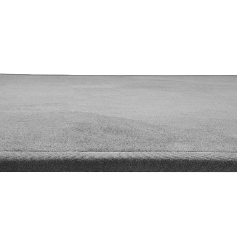 Marlow Coral Velvet Area Rugs Large Mat 150x200cm Grey-1954802461982199813