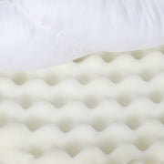 Pawz M Size Orthopedic Dog Bed with Sherpa Plush Removable Cover in White-1954802482236493829