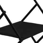 Levede Foldable Camping Storage Shelves 2 Layer with Hooks Black-1954802657151553541