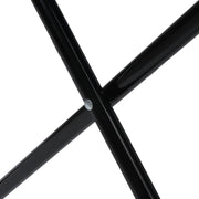 Levede 2Pcs Camping Chairs Folding Arm Black-1954802874940788741