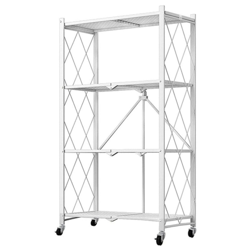 EKKIO Foldable Storage Shelf 4 Tier (White)