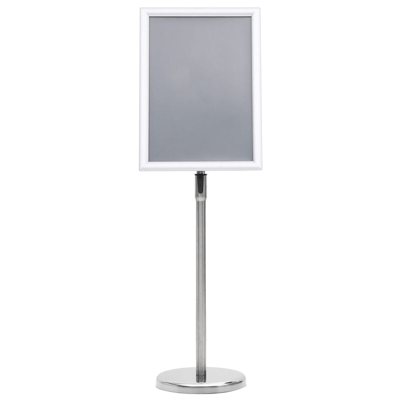 vidaXL Poster Stands 2 pcs Silver 32.7 x 24 x 108 cm Aluminium