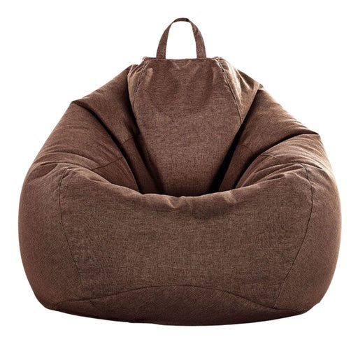 GOMINIMO Bean Bag Chair Cover Without Bean Filling 100x120cm (Brown)