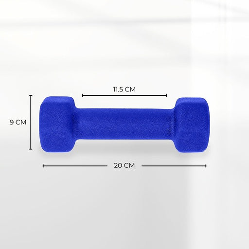 VERPEAK Neoprene Dumbbell 4kg x 2 (Blue)