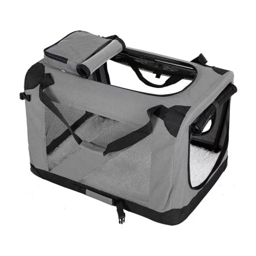 FLOOFI Portable Pet Carrier-Model 1-XL Size (Grey)