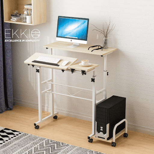 EKKIO Adjustable Workstation Portable Mobile Laptop Desk