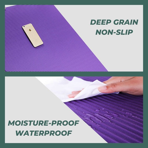 VERPEAK NBR Yoga Mat 2.0CM (Purple)