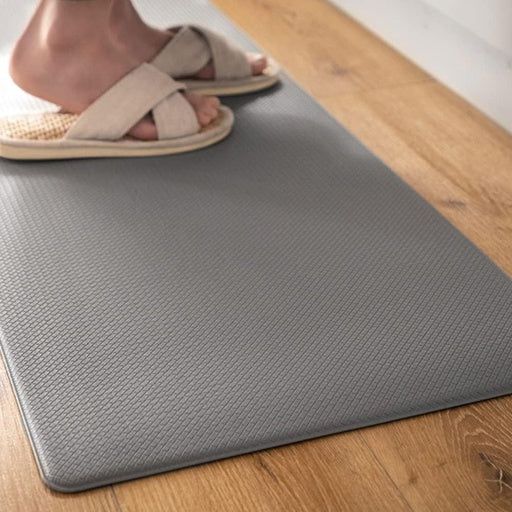 GOMINIMO PVC Kitchen Floor Mat 2pcs Set Grey