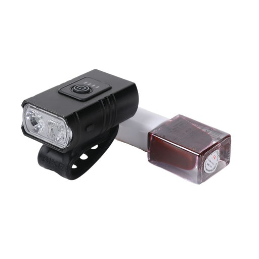 KILIROO USB Rechargeable Bike Light with Tail Light (2 Bulb)