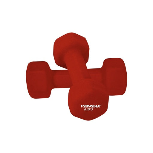 VERPEAK Neoprene Dumbbell 0.5kg x 2 (Red)