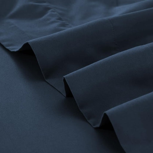 GOMINIMO 4 Pcs Bed Sheet Set 2000 Thread Count Ultra Soft Microfiber - Single (Royal Blue)