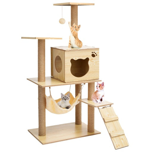 Floofi Cat Tree (120cm Wood)