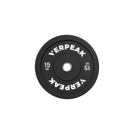 VERPEAK Black Olympic Bumper Weight Plates (15kg)