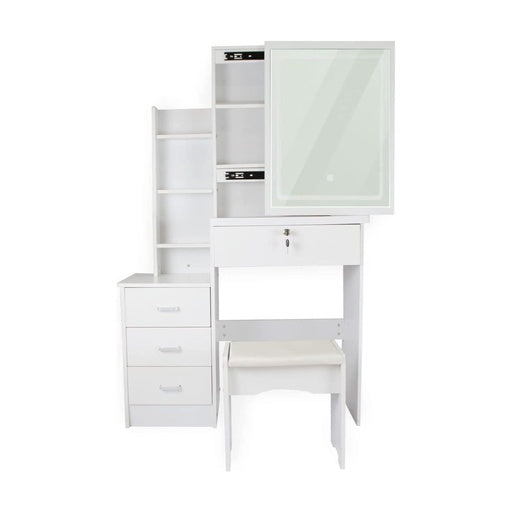 EKKIO Dressing Table White LED Mirror