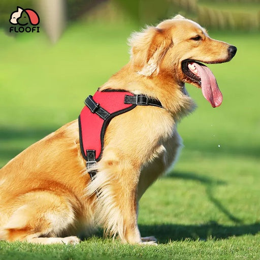 FLOOFI Dog Harness M Size (Red)