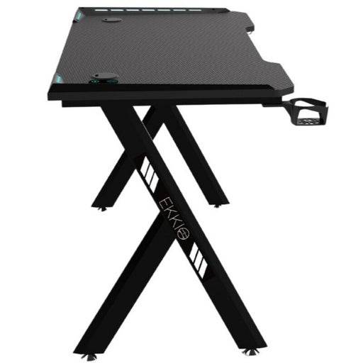 EKKIO RGB Gaming Desk Y Shape Black 140cm