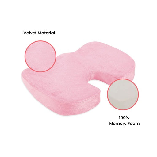 GOMINIMO Memory Foam Seat U Shape Light Pink