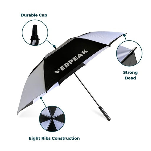 VERPEAK Golf Umbrella Black & White 62"