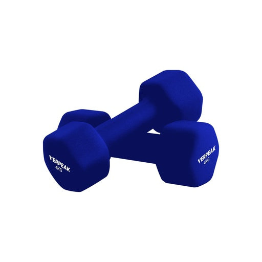 VERPEAK Neoprene Dumbbell 4kg x 2 (Blue)