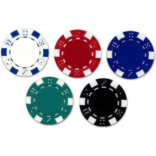 GOMINIMO 500 pcs Poker Chip Set with Aluminum Case