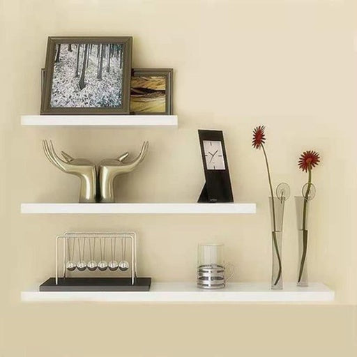 EKKIO Floating Shelf Set of 3 White