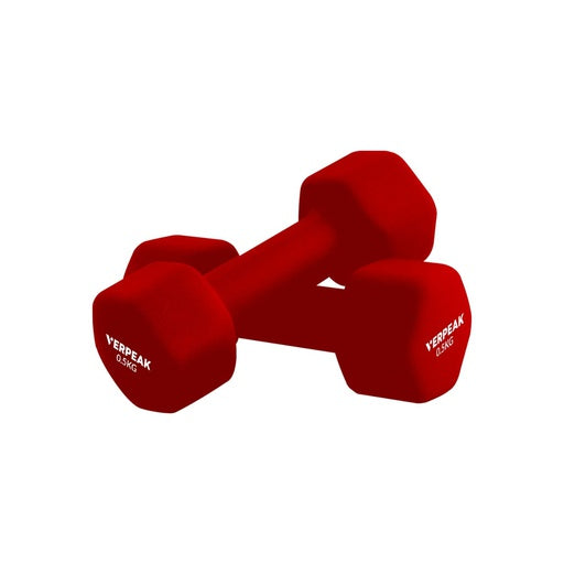 VERPEAK Neoprene Dumbbell 0.5kg x 2 (Red)