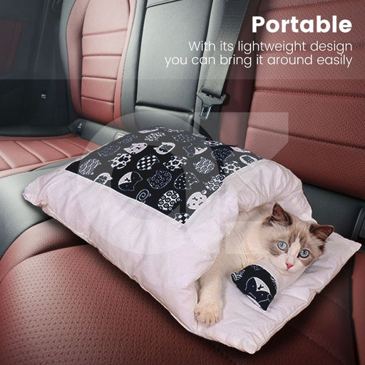 Floofi Pet Sleeping Bag Fortune Cat Design L