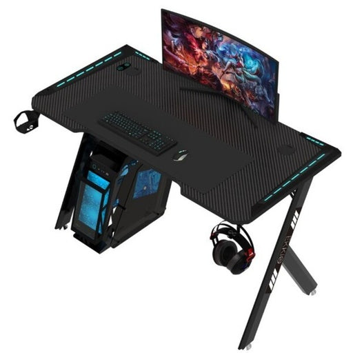 EKKIO RGB Gaming Desk Y Shape Black 140cm