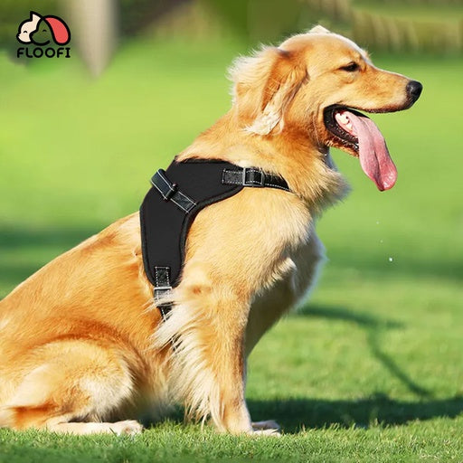 FLOOFI Dog Harness L Size (Black)