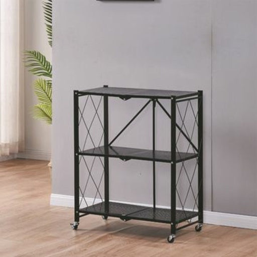 EKKIO Foldable Storage Shelf 3 Tier (Black)