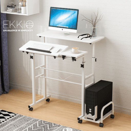 EKKIO Adjustable Workstation Portable Mobile Laptop Desk