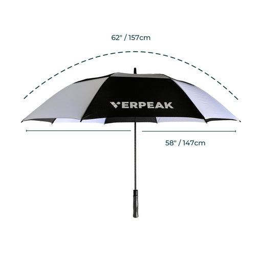 VERPEAK Golf Umbrella Black & White 62"