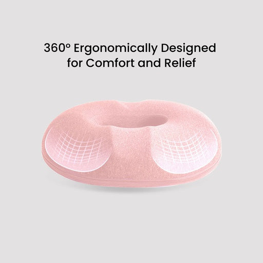 GOMINIMO Memory Foam Seat O Shape Light Pink