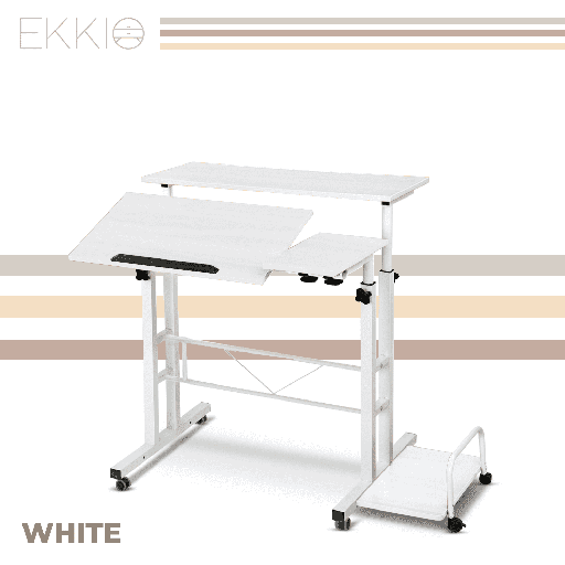 EKKIO Adjustable Workstation Portable Mobile Laptop Desk