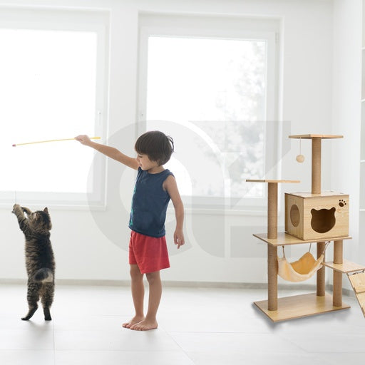 Floofi Cat Tree (120cm Wood)