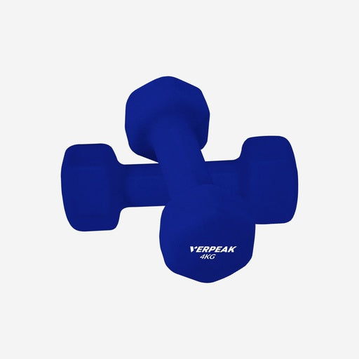 VERPEAK Neoprene Dumbbell 4kg x 2 (Blue)