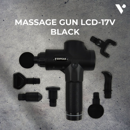 VERPEAK Massage Gun - LCD - 17V (Black)