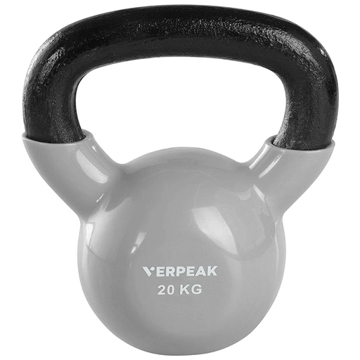 VERPEAK Vinyl Kettlebell 20kg (Grey)