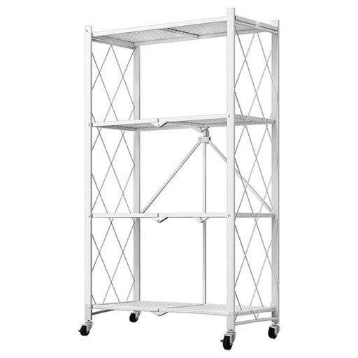 EKKIO Foldable Storage Shelf 4 Tier (White)