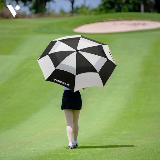 VERPEAK Golf Umbrella Black & White 62"