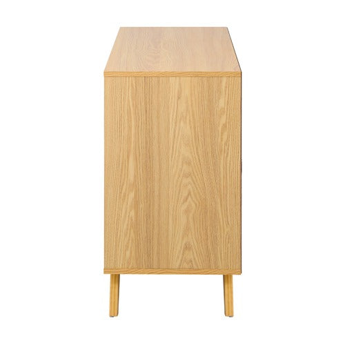 Oikiture 6 Chest of Drawers Lowboy Wooden White