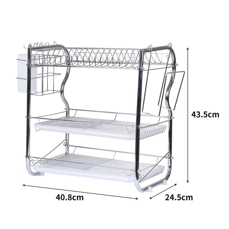 TOQUE Dish Rack Drying Drainer Cup Holder-1954802793084751874