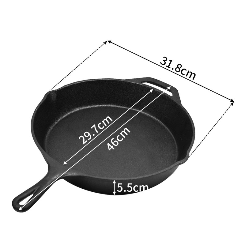TOQUE Non Stick Frying Pan Cast Iron-1954802793634205698